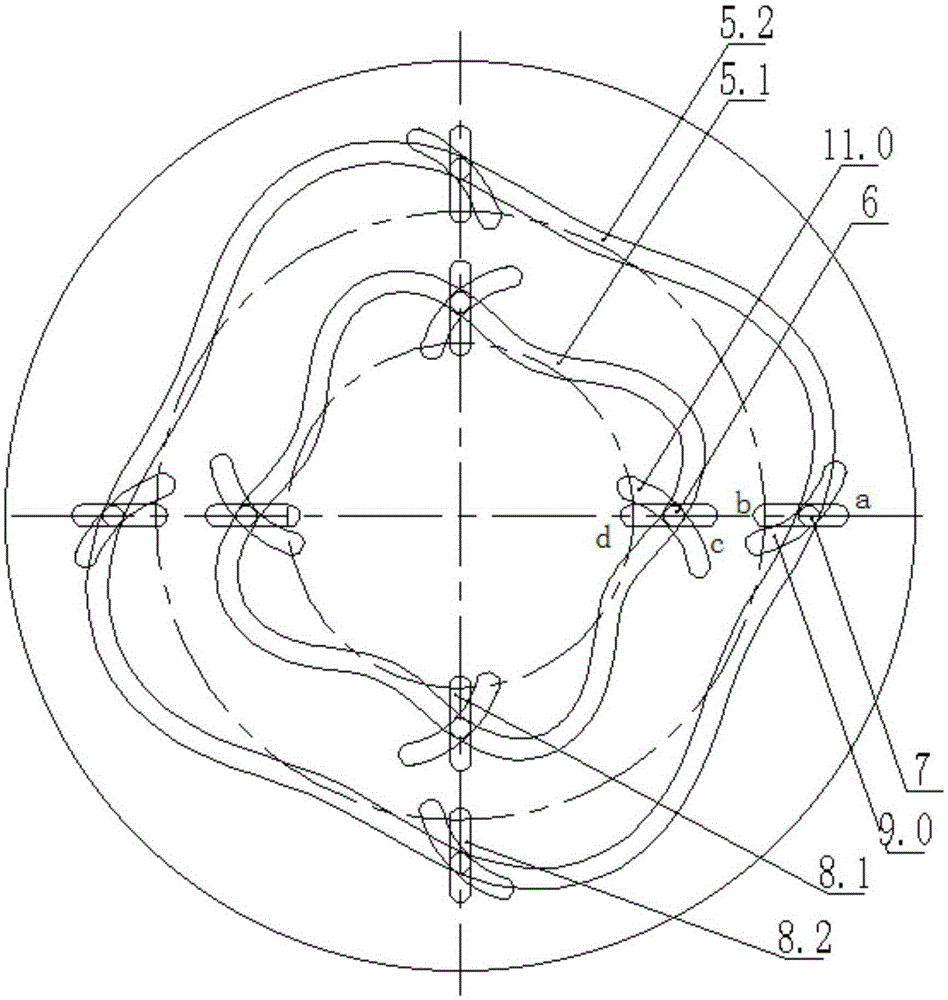 Movable tooth cam mechanism capable of achieving single-shaft constant-speed input and double-shaft variable-speed swing output