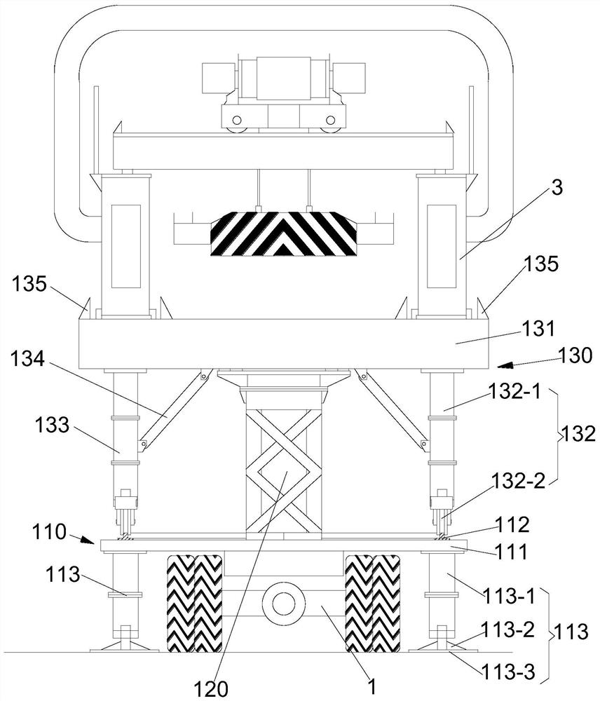 Complete machine in-situ swivel device and swivel method of bridge girder erection machine