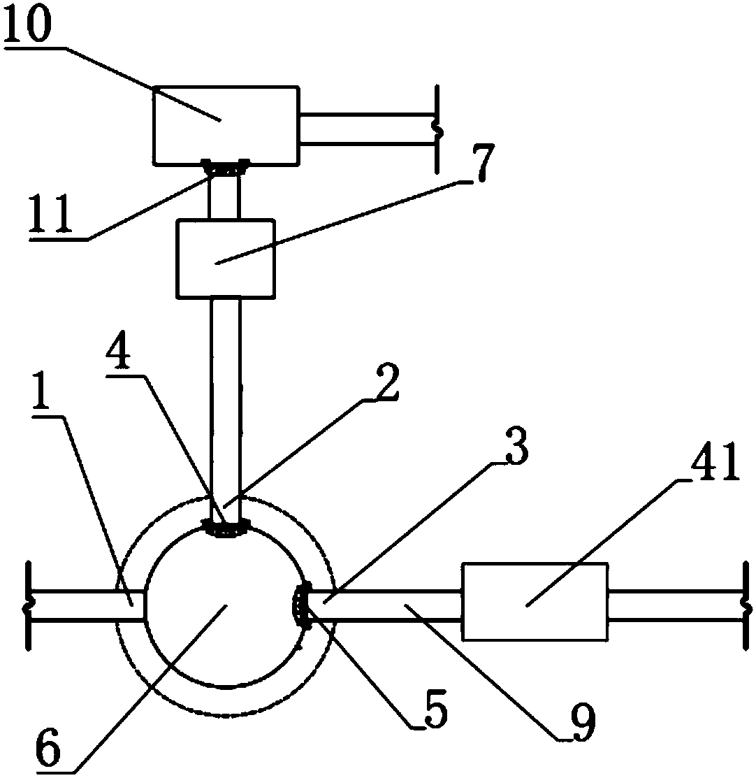 Drainage system provided with regulation and storage facility and integrated treatment facility and drainage control method