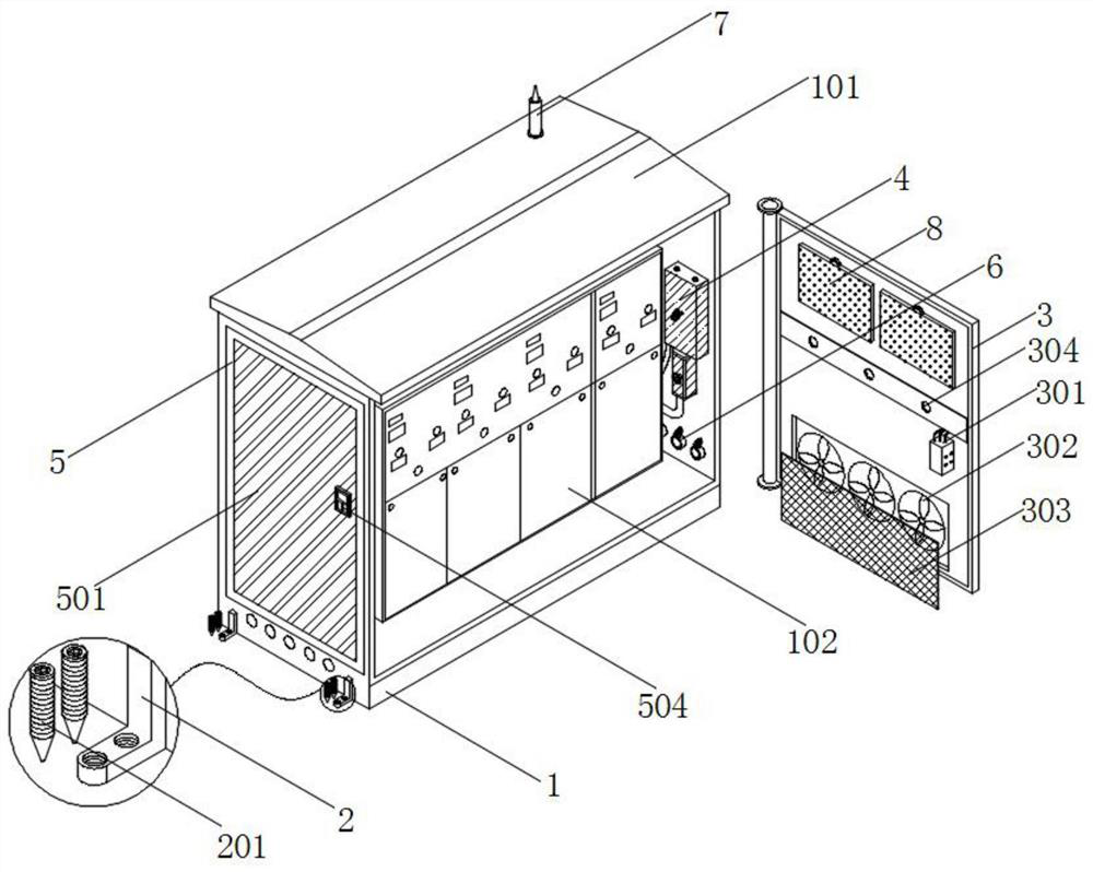 High-sealing-performance SF6 ring main unit based on intelligent management