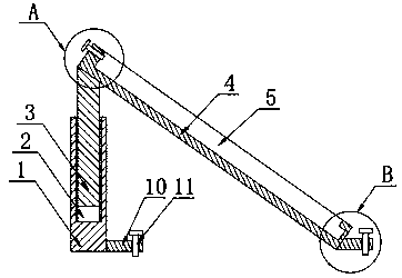 Photovoltaic panel mounting rack