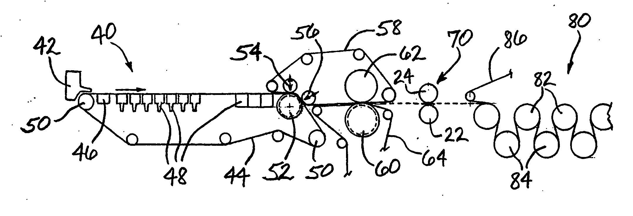 Paperboard with discrete densified regions, process for making same, and laminate incorporating same