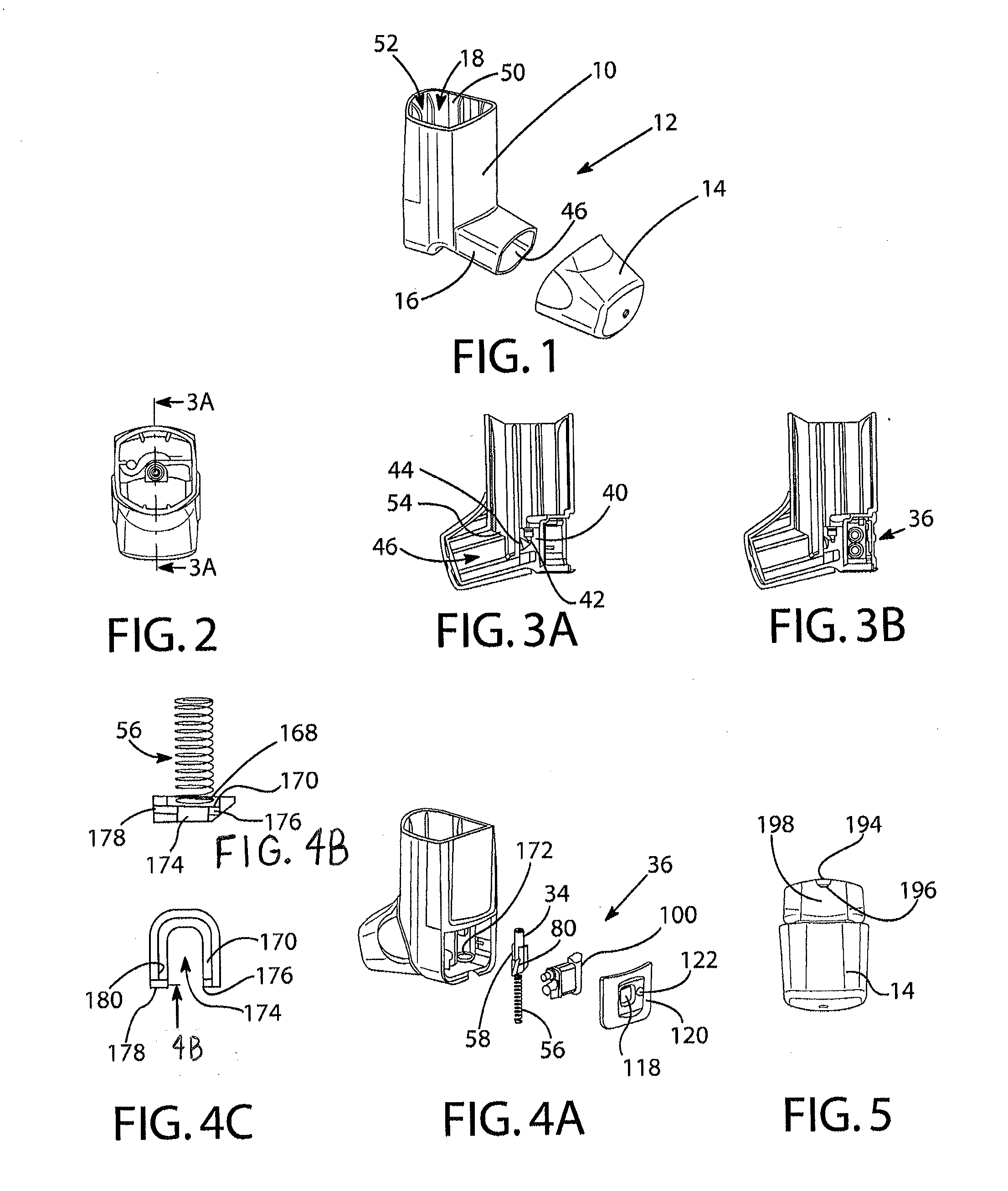 Dose counters for inhalers, inhalers and methods of assembly thereof