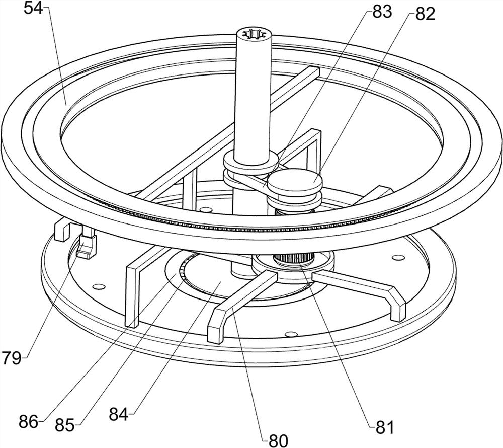 Rotary showing stand for new energy electronic products