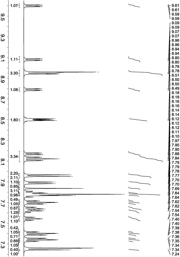 Chrysene derivative containing quinazoline group and application thereof