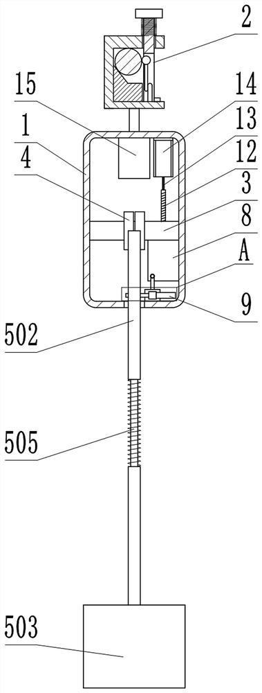 Cable snow removing device