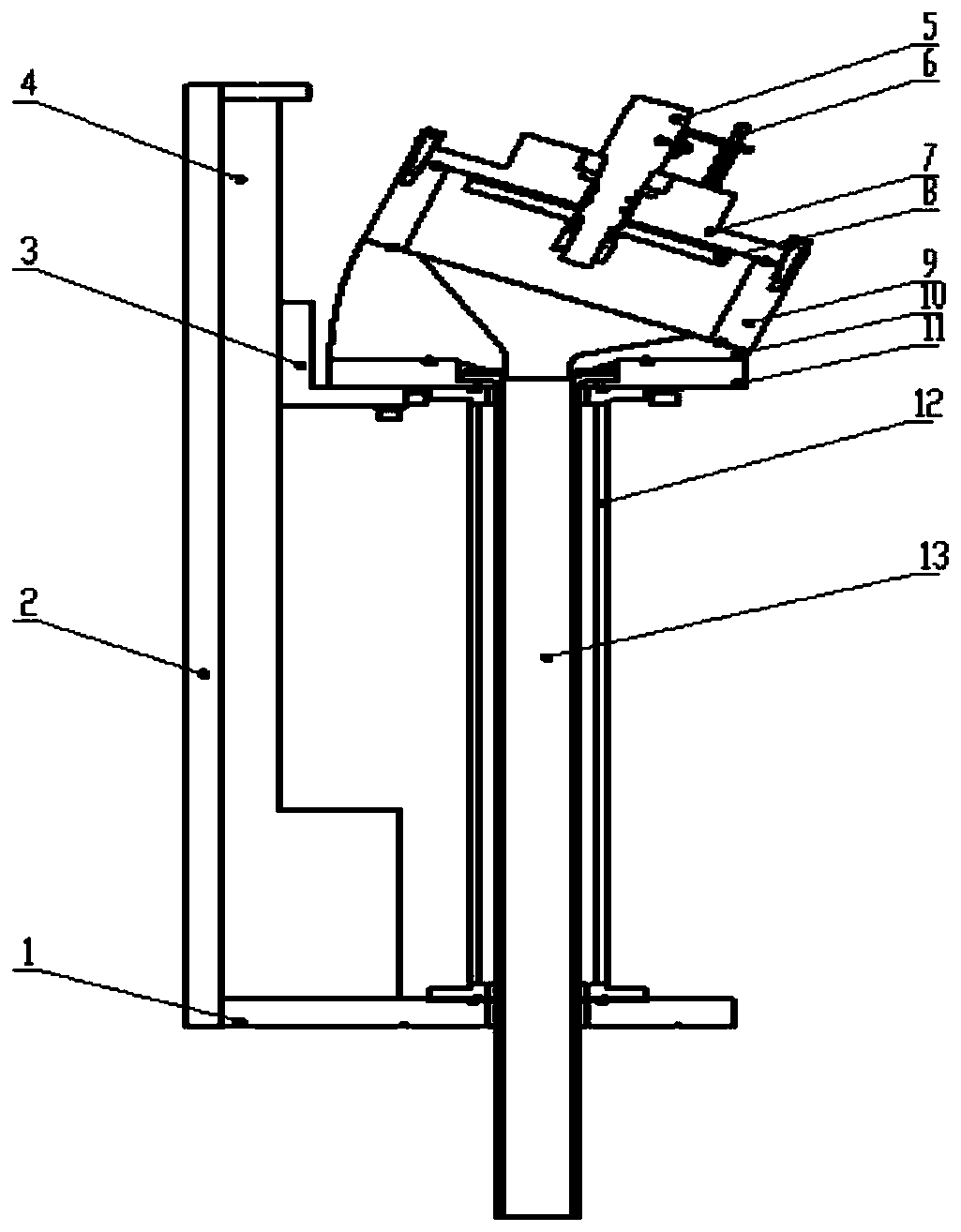 Monocrystalline silicon growth furnace one-furnace multitime doping device