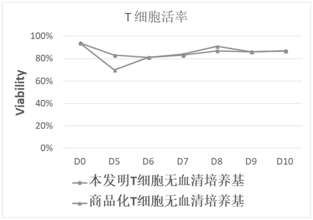 T cell serum-free culture medium and application thereof