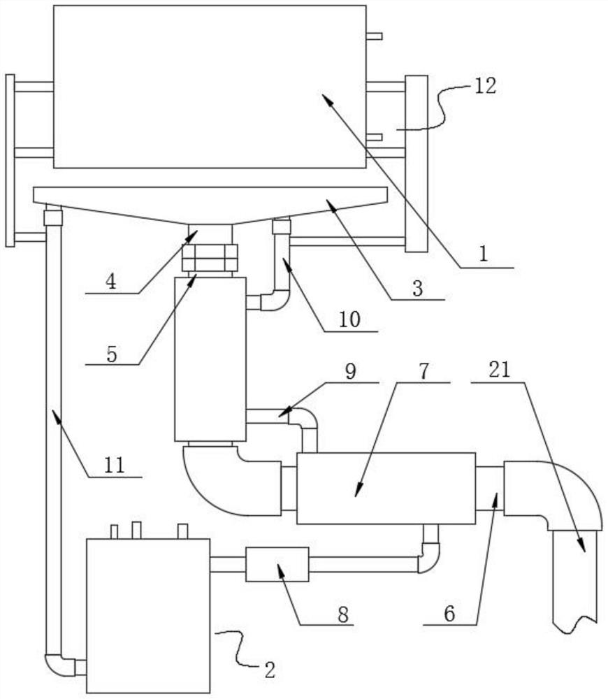 Low-temperature defrosting water pan and drainage pipeline and use method thereof