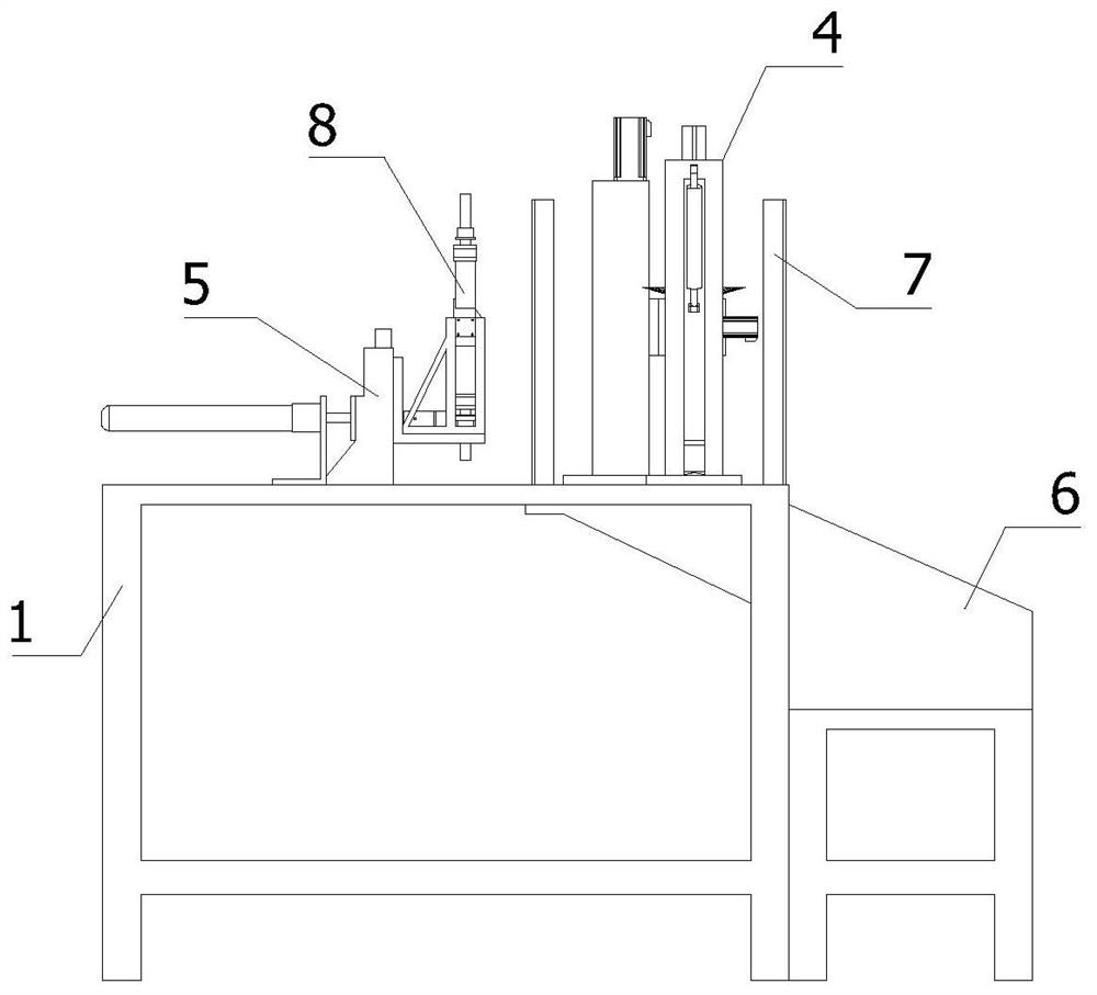 Processing equipment for inclined plane of forklift drive axle