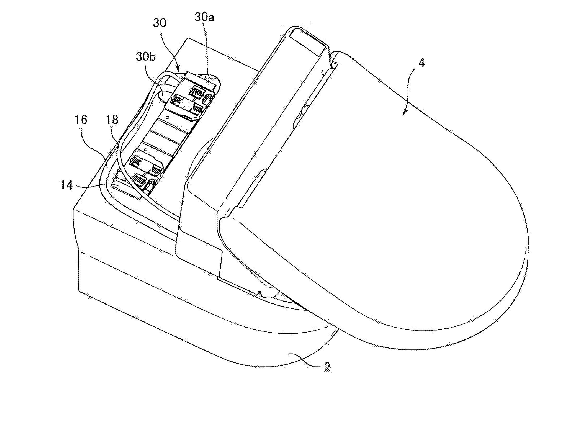 Flush toilet apparatus