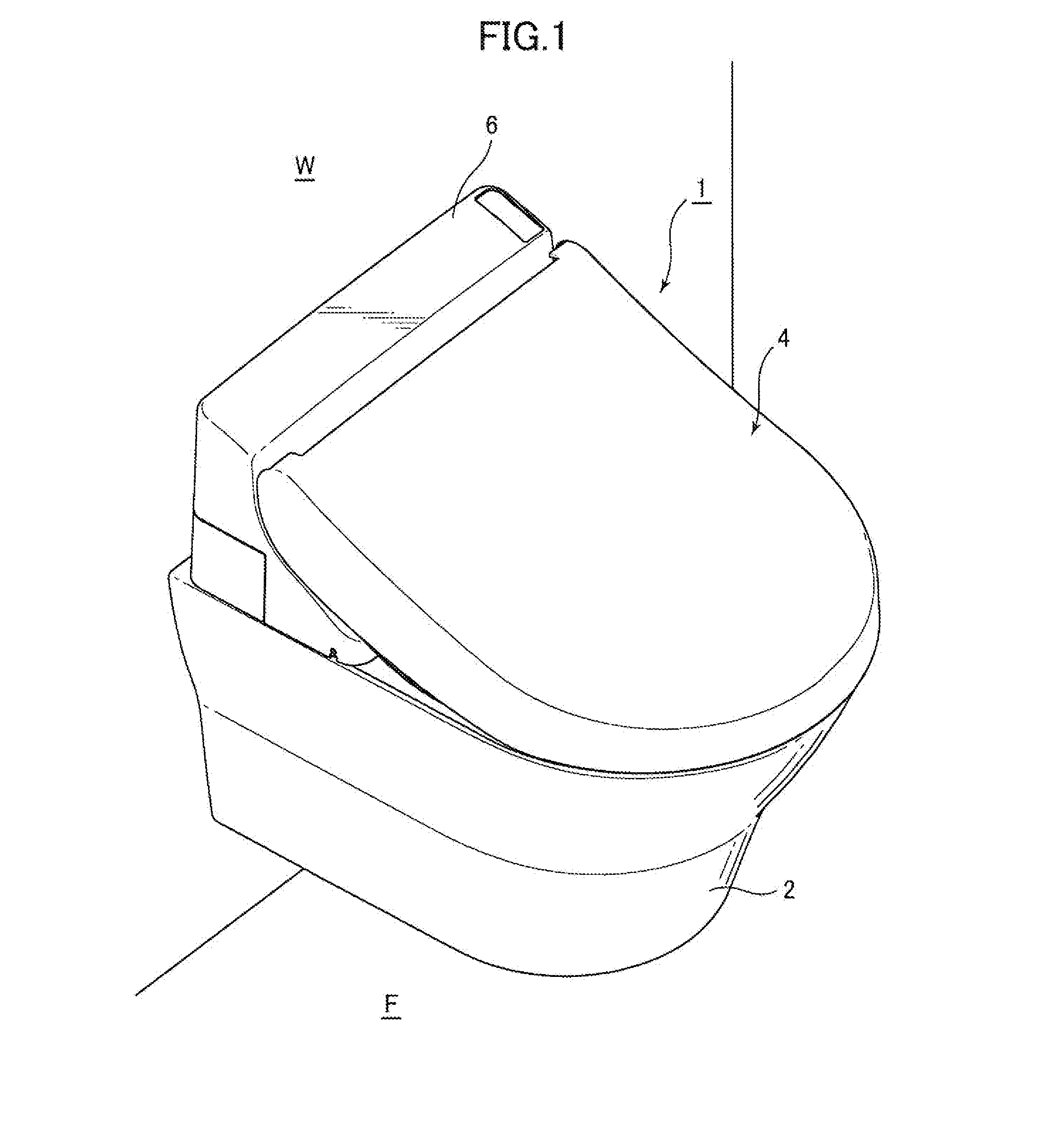 Flush toilet apparatus