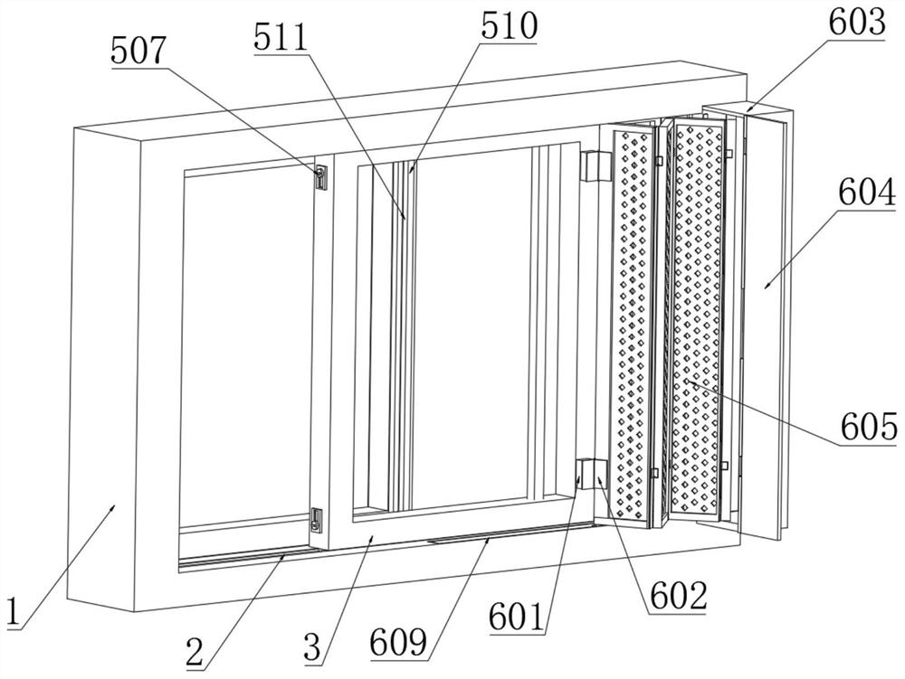 Wood grain transfer printing device for decorative aluminum alloy doors and windows