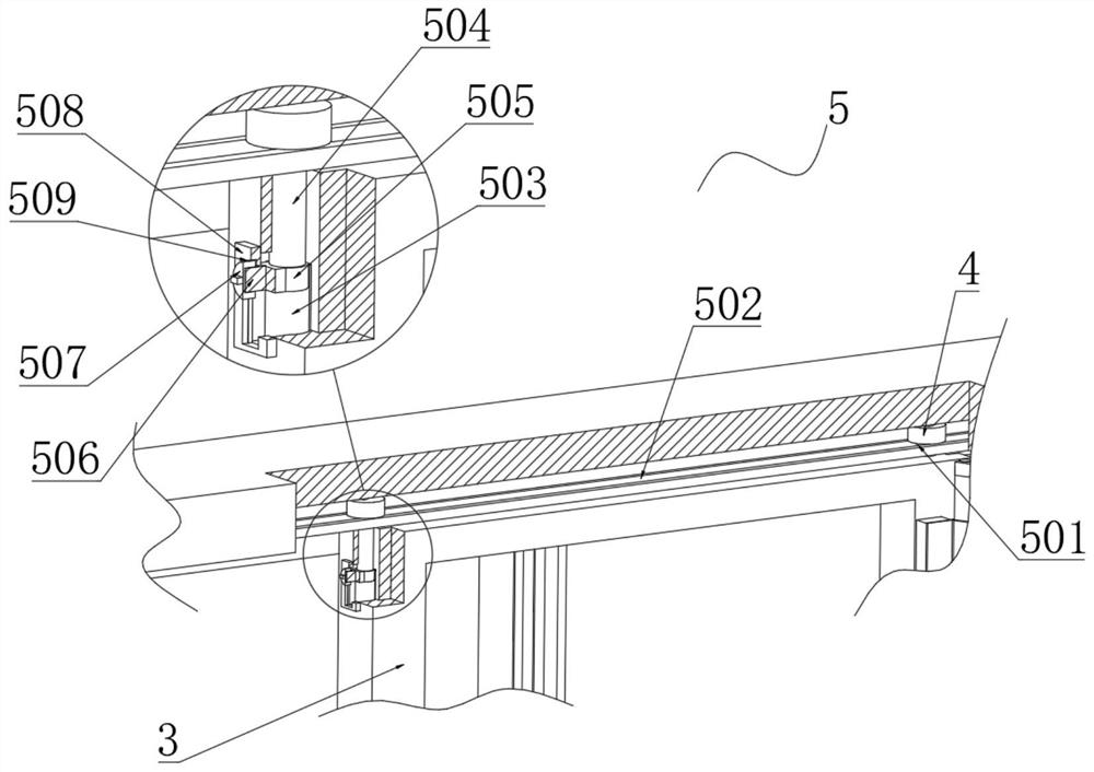 Wood grain transfer printing device for decorative aluminum alloy doors and windows