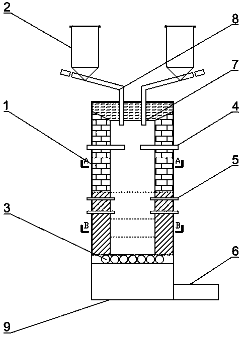 Preheating pyrolysis furnace