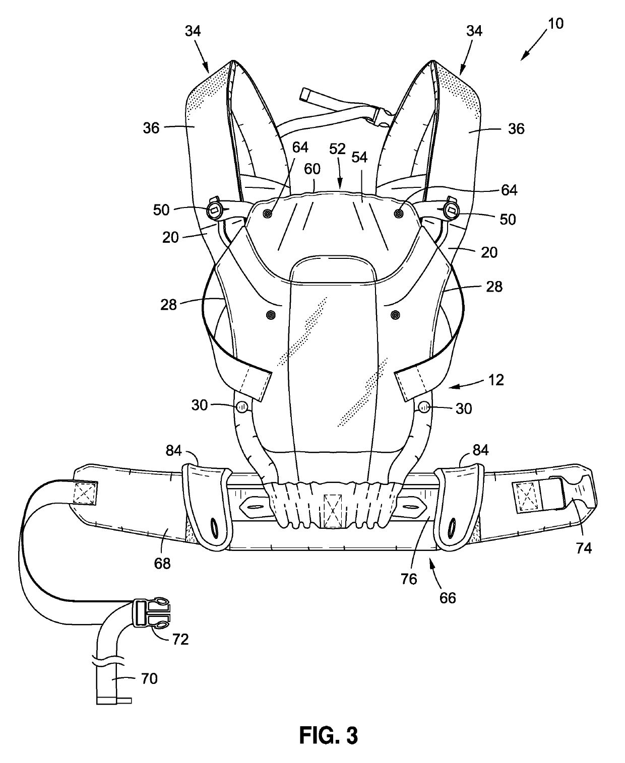 Infant carrier with cinchable sleeve seat adjustment