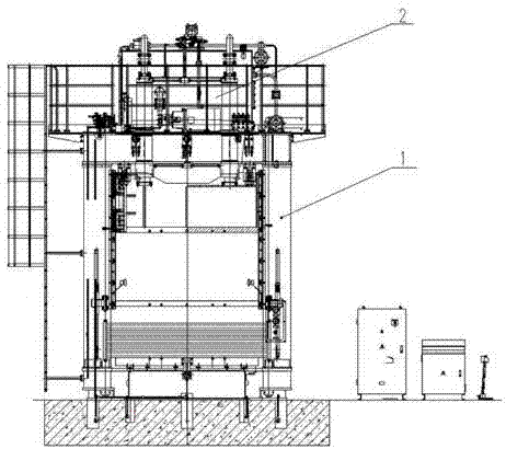 Novel frame-structure hydropress technical field