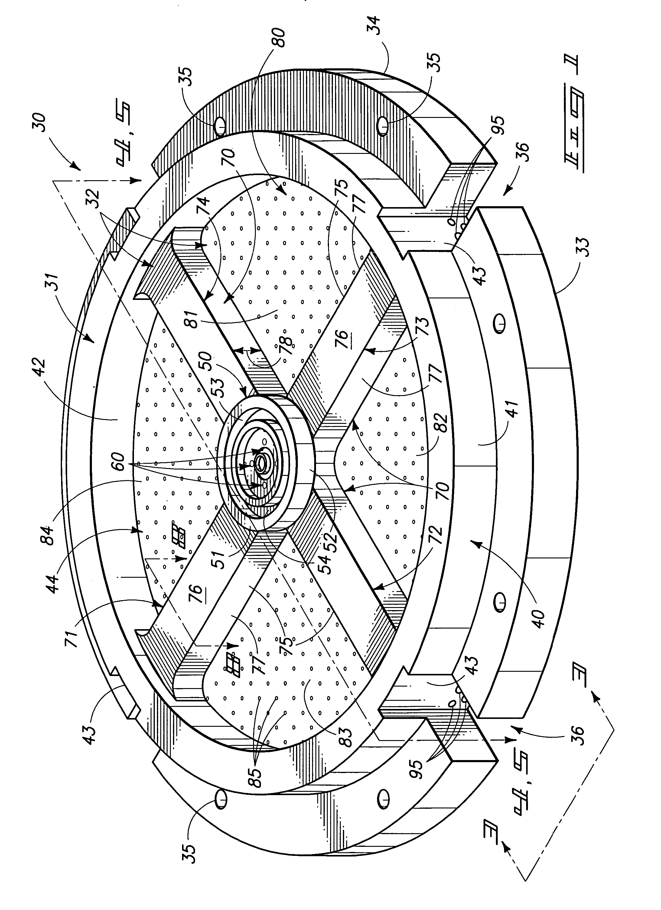 Assembly and method for delivering a reactant material onto a substrate