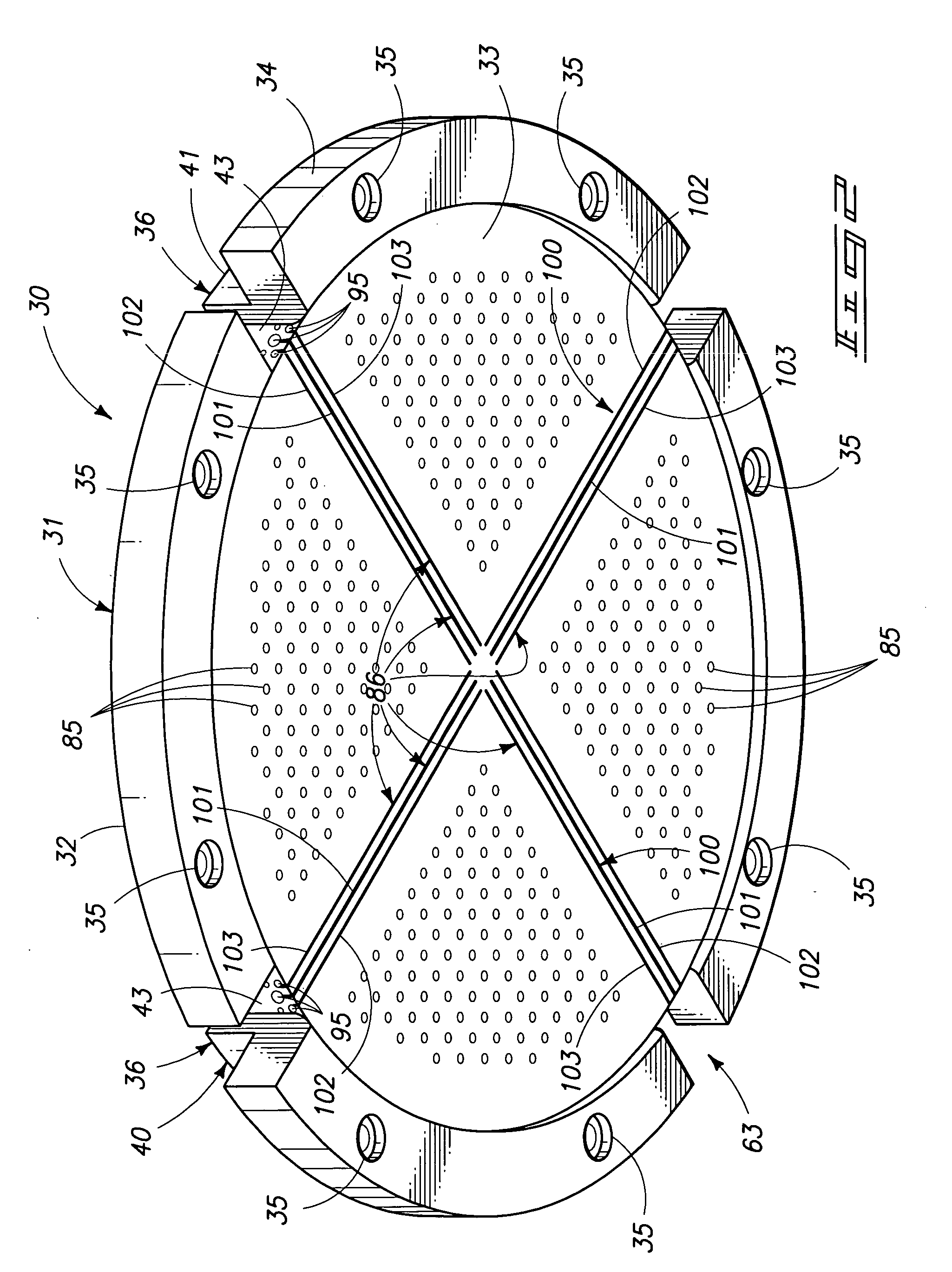 Assembly and method for delivering a reactant material onto a substrate