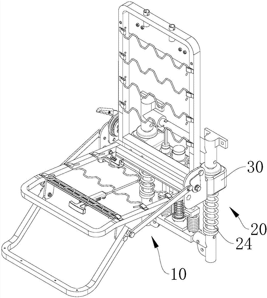 Anti-landmine-explosion seat suspension mounting mechanism and vehicle