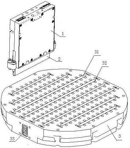 Heat dissipation structure of active phased array antenna