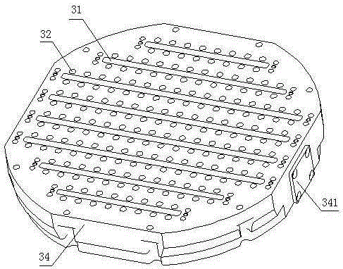 Heat dissipation structure of active phased array antenna