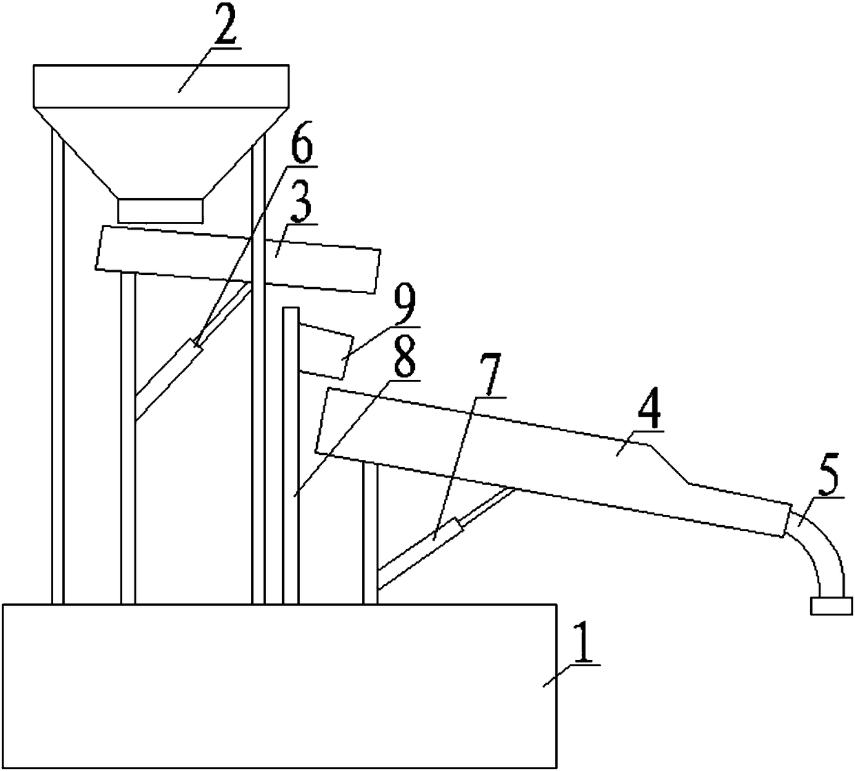 Paint conveyor with controllable conveying efficiency