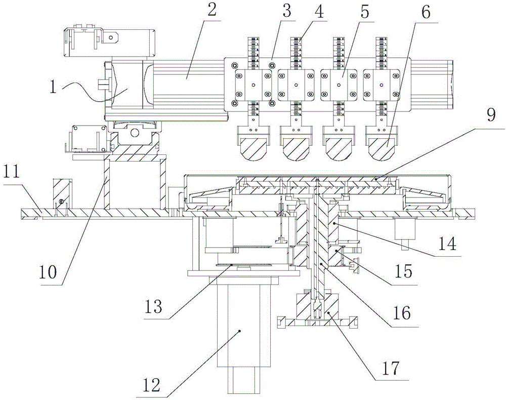 Semiconductor made thick photoresist film coating device and application method thereof