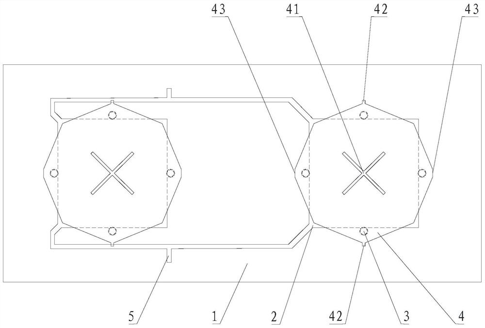 Base station antenna structure and base station equipment