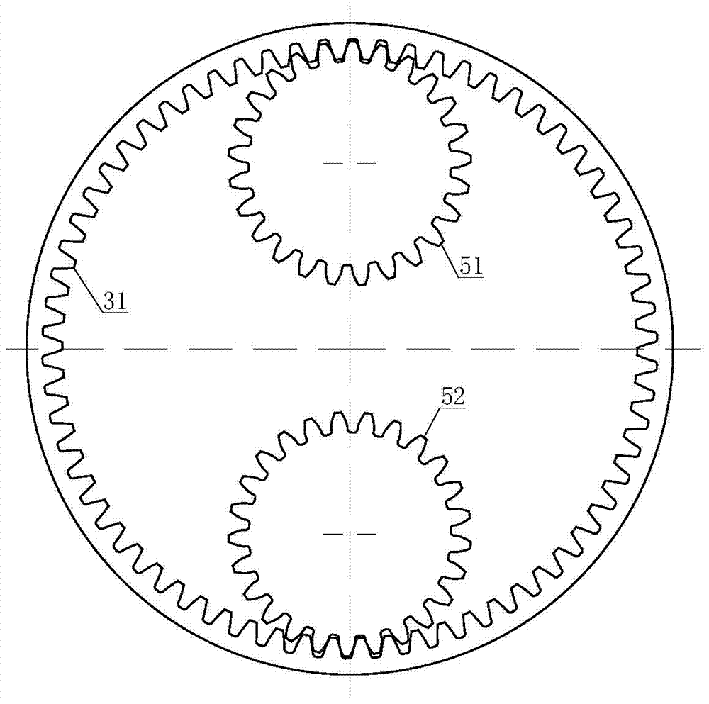 Automatic two-stage drive-by-wire multiple-gear transmission