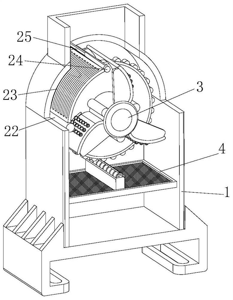 Metal scrap collecting equipment of numerical control machine tool