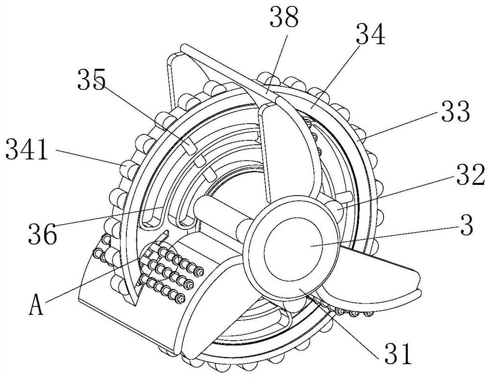 Metal scrap collecting equipment of numerical control machine tool