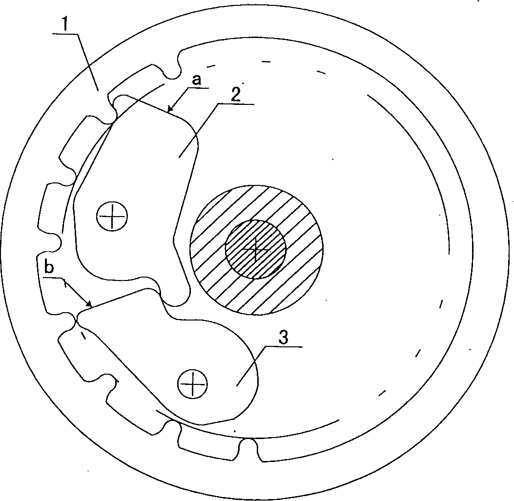 Double-lever interlocking change-over mechanism and method for automatic watch