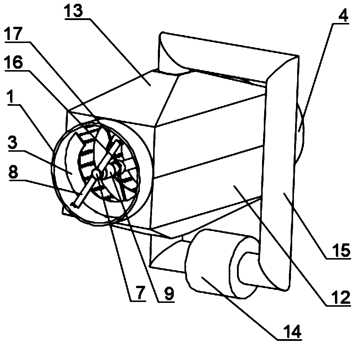 Slicing air dryer