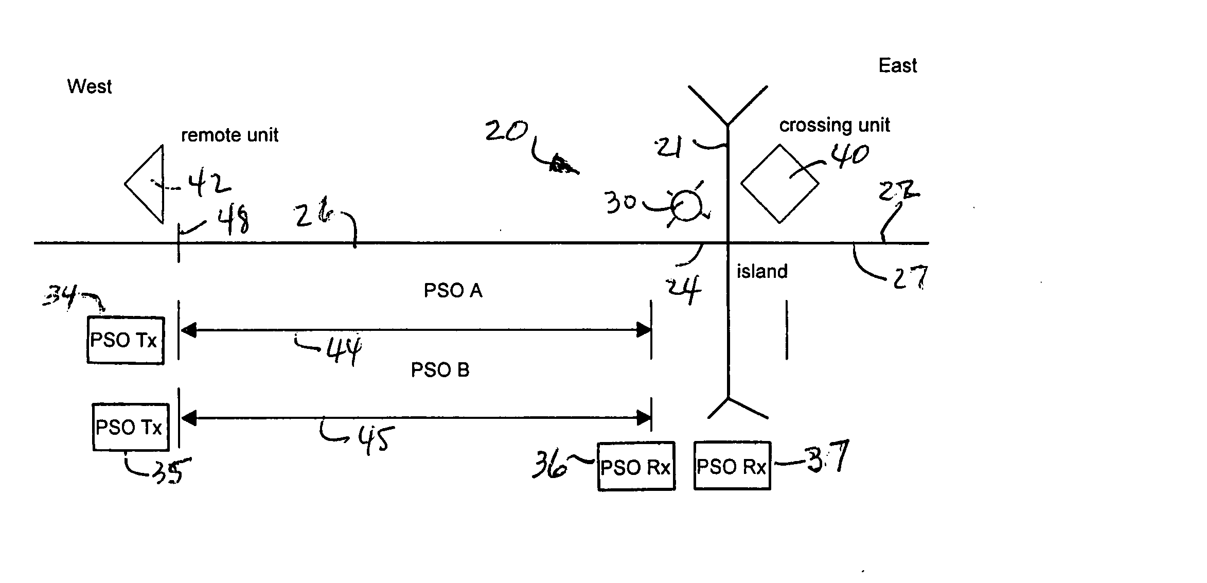 Apparatus, methods and communication systems for providing relatively constant warning time at highway-rail grade crossings with rail-based communications