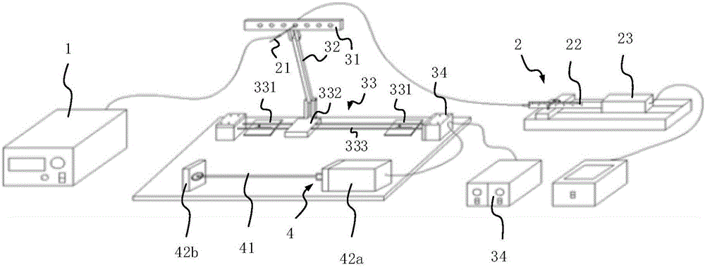 Small-aperture artificial blood vessel preparation device based on electrostatic spinning