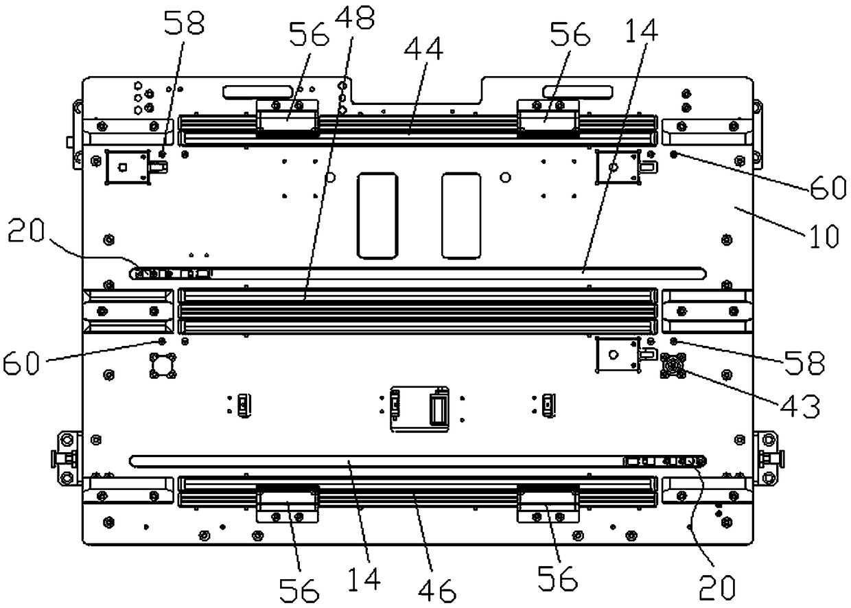 Conveying device for automobile electronic assembly line