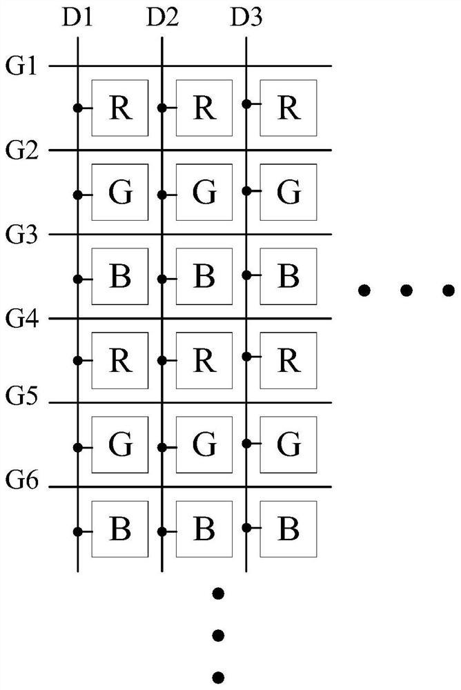 Pixel driving structure and display device