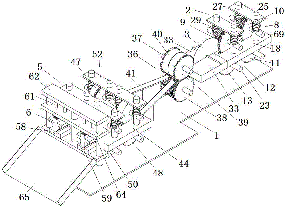 Scalloped-kidney-shaped sausage machine and use method thereof