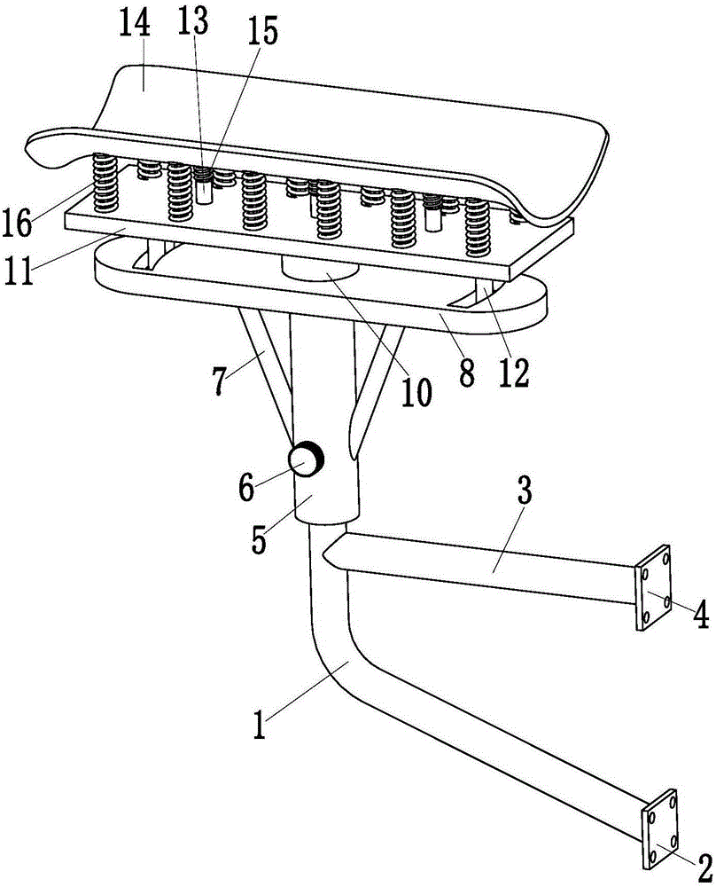 Vibration reduction support special for automotive steering wheel