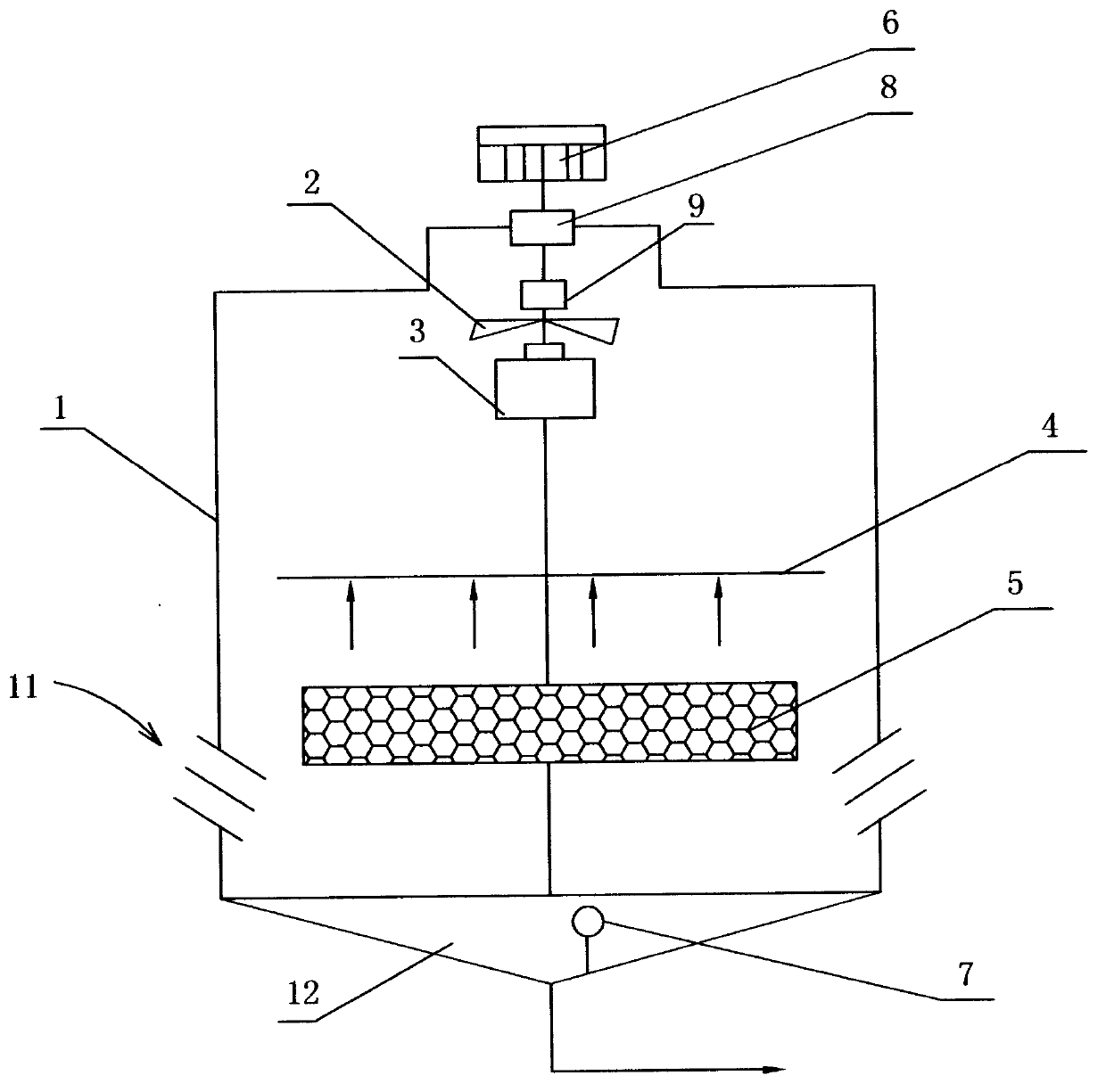 Water-electricity hybrid power cooling tower