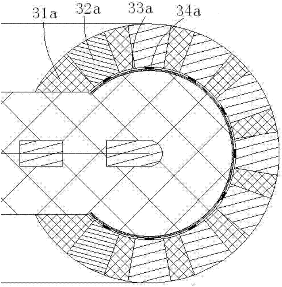 A kind of manufacturing method of complex busbar polishing wheel with local reinforcement structure