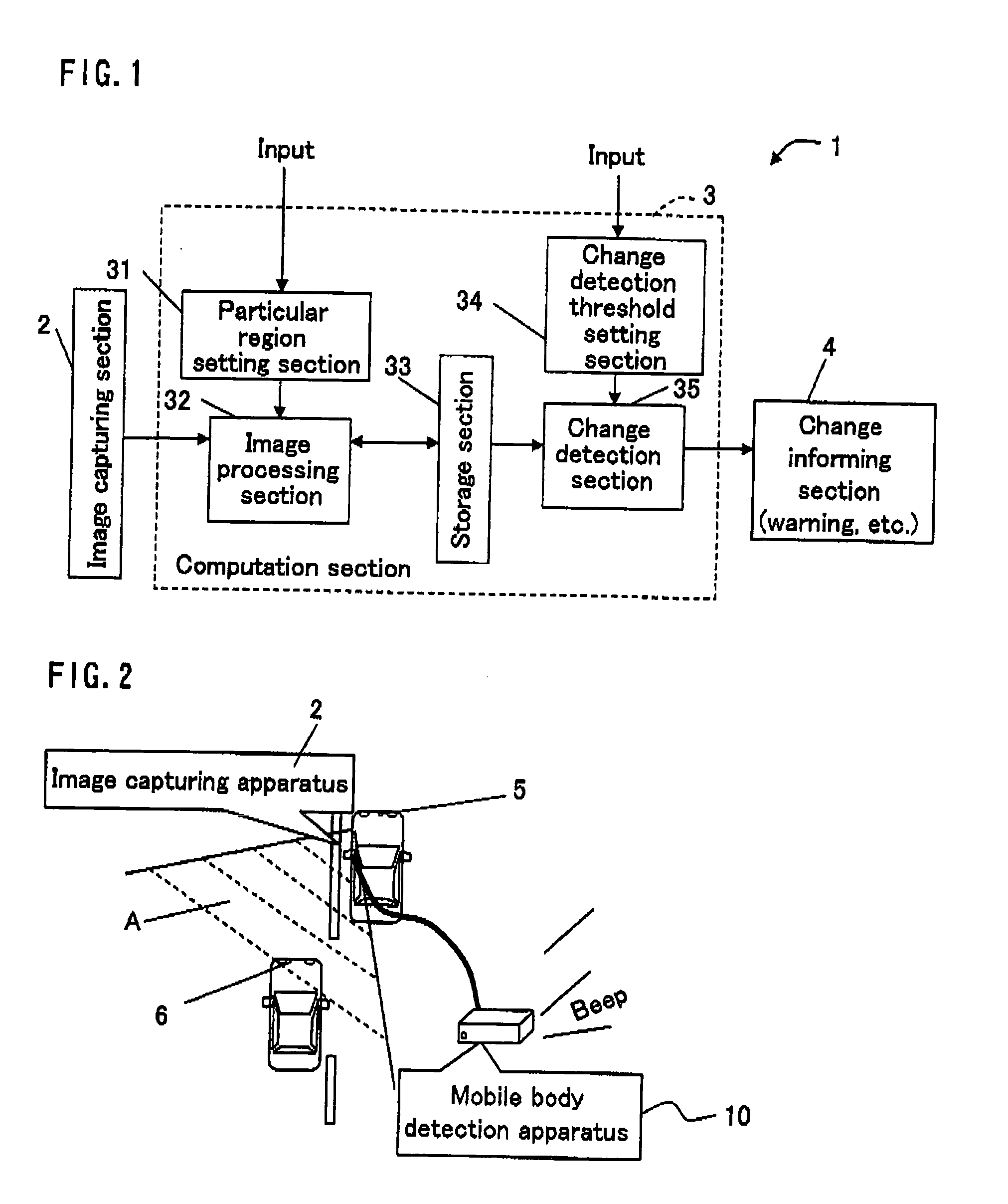 Mobile body surrounding surveillance apparatus, mobile body surrounding surveillance method, control program, and readable recording medium