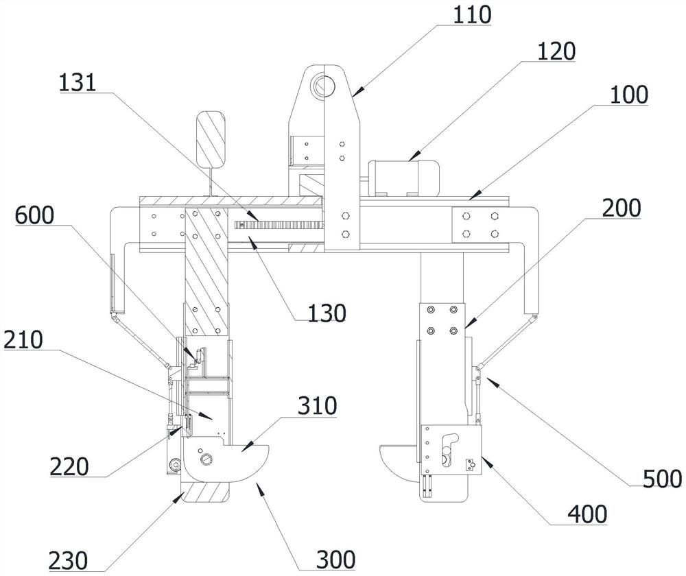 Electric horizontal rolled clamp and using method thereof