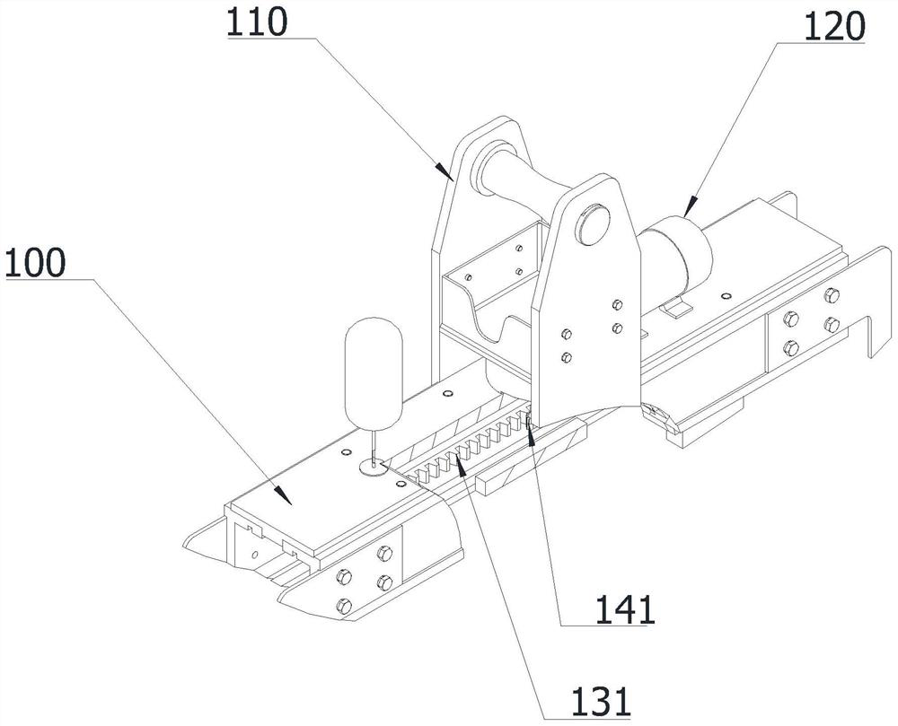 Electric horizontal rolled clamp and using method thereof