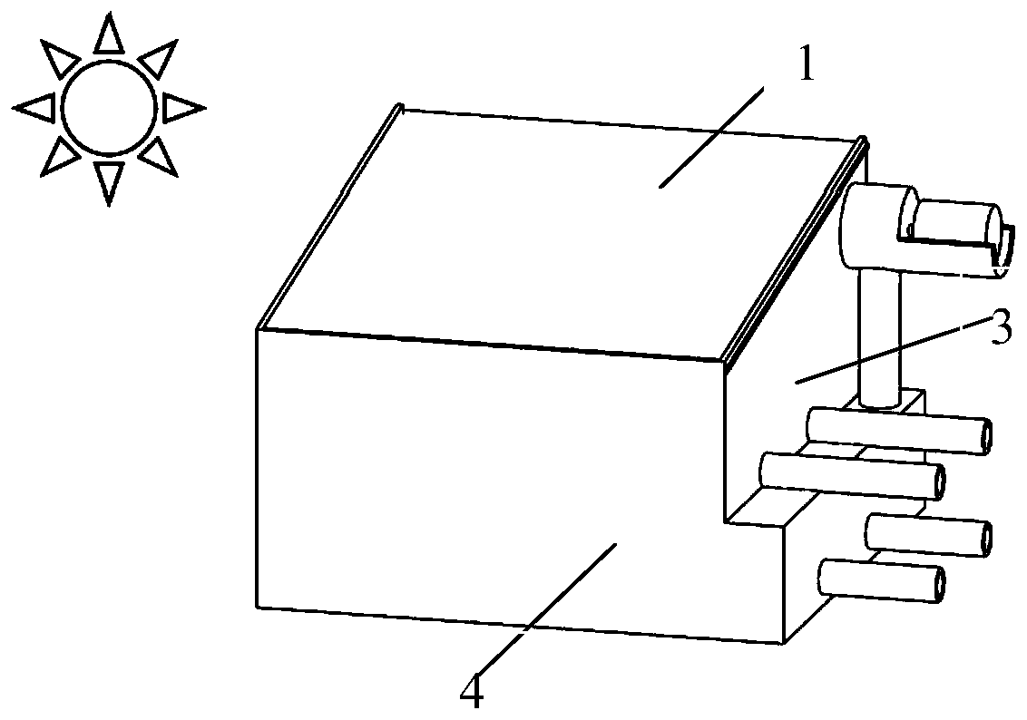 Solar thermal seawater desalination device