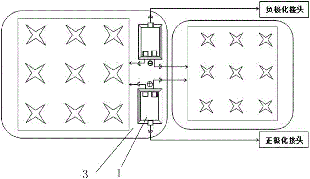 Micro-strip combiner and installation structure thereof