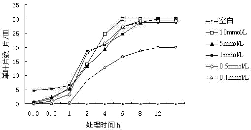 Method for evaluating biotoxicity of heavy metal by duckweed