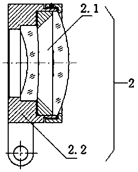 Infrared double-view-field quickly-switched camera lens