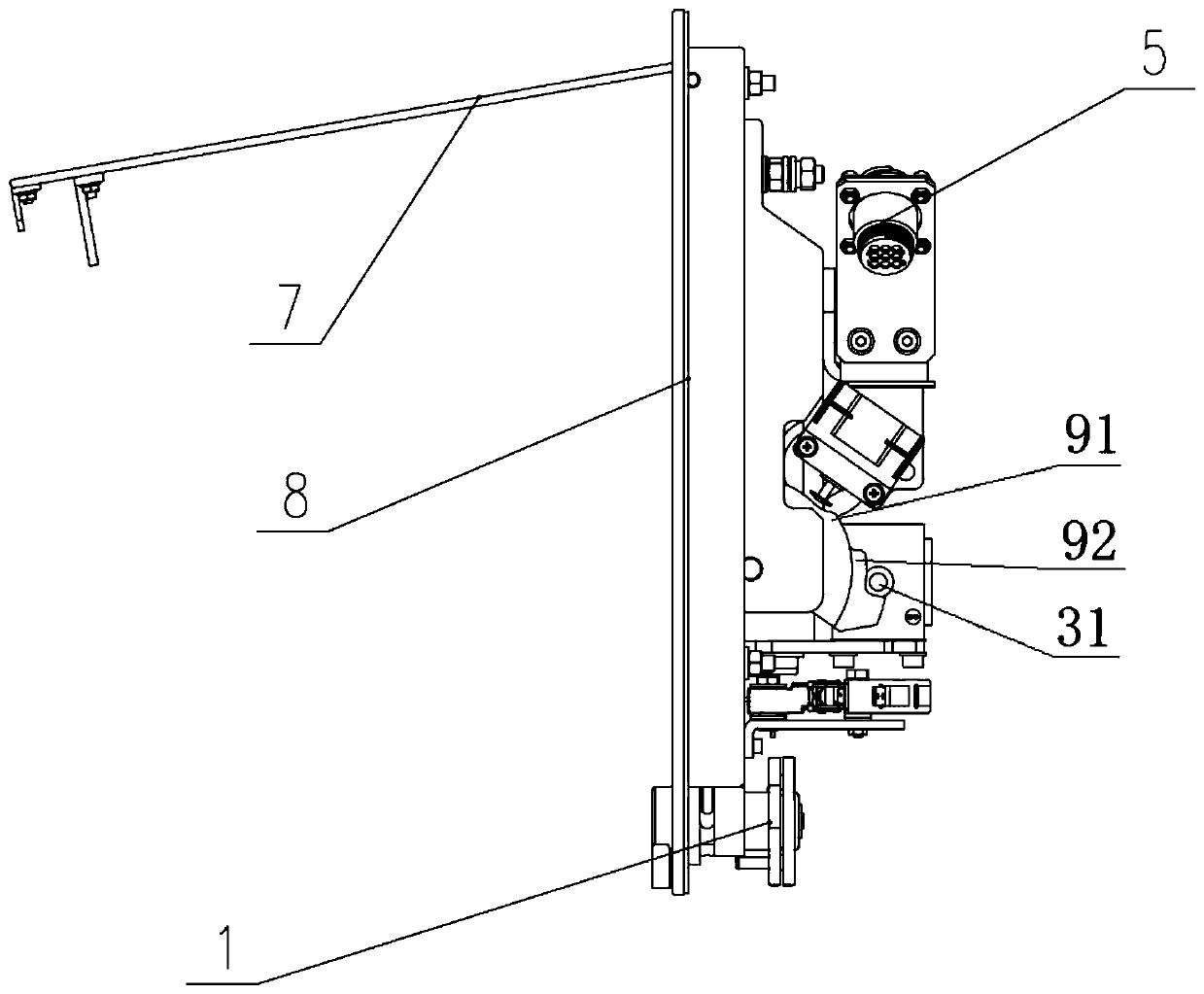 Vehicle door emergency unlocking control method and vehicle door system